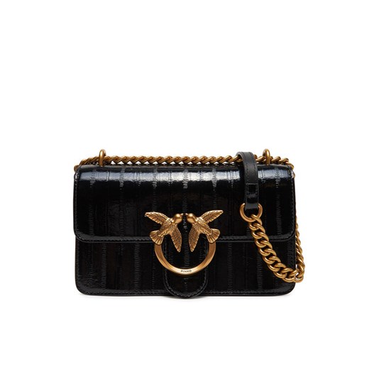 PINKO Torebka Love One Mini Dc PE 25 PLTT 100074 A1VE Czarny ze sklepu MODIVO w kategorii Kopertówki - zdjęcie 185030944