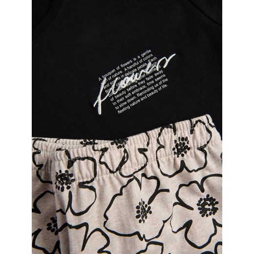 Reserved - Piżama dwuczęściowa - beżowy Reserved M Reserved