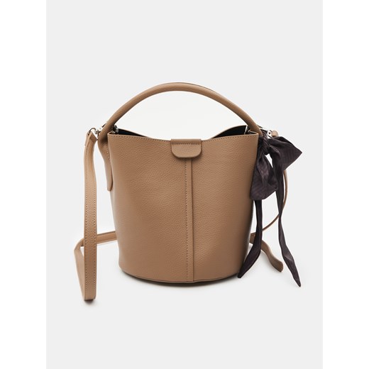 Sinsay - Torebka z kosmetyczką i dopinanym paskiem - beżowy Sinsay One Size Sinsay