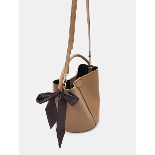 Sinsay - Torebka z kosmetyczką i dopinanym paskiem - beżowy Sinsay One Size Sinsay