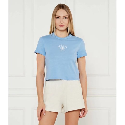 Tommy Jeans T-shirt VARSITY | Cropped Fit ze sklepu Gomez Fashion Store w kategorii Bluzki damskie - zdjęcie 185033230