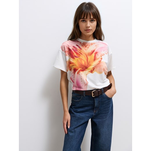 Mohito - T-shirt z nadrukiem - biały Mohito XL Mohito