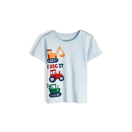 GATE Bawełniana koszulka z nadrukiem 3Y ze sklepu gateshop w kategorii T-shirty chłopięce - zdjęcie 185033683