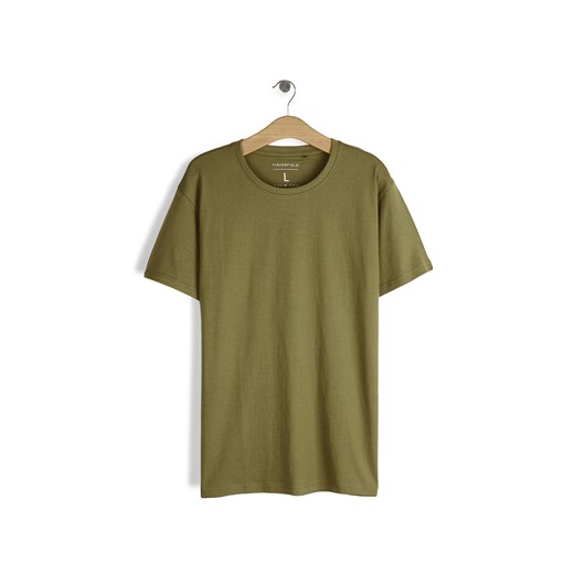 GATE T-shirt basic z bawełny slim fit S ze sklepu gateshop w kategorii T-shirty męskie - zdjęcie 185033692