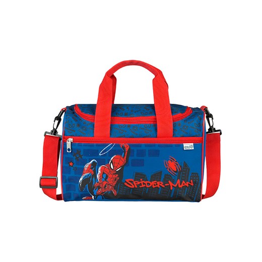 Spiderman Torba sportowa &quot;Spider-Man&quot; w kolorze niebiesko-czerwonym - 35 x 23 x 16 cm ze sklepu Limango Polska w kategorii Torby i walizki dziecięce - zdjęcie 185033801
