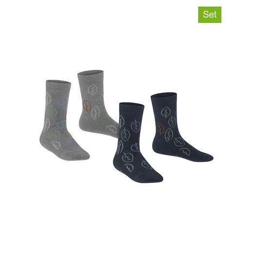 ESPRIT Skarpety (2 pary) &quot;Forest&quot; w kolorze szaro-niebieskim ze sklepu Limango Polska w kategorii Skarpetki dziecięce - zdjęcie 185033870