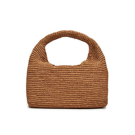 Torebka Manebi Halfmoon Bag V 2.2 DH Brązowy ze sklepu eobuwie.pl w kategorii Torebki damskie - zdjęcie 185033952