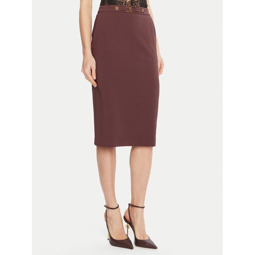 Elisabetta Franchi Spódnica ołówkowa GO-137-56E2-V320 Bordowy Regular Fit ze sklepu MODIVO w kategorii Spódnice - zdjęcie 185034530