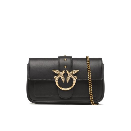 Pinko Torebka Love One Pocket C PE 23 PLTT 100061 A0F1 Czarny ze sklepu MODIVO w kategorii Kopertówki - zdjęcie 185034581