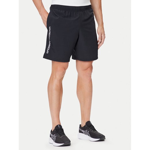 Under Armour Szorty sportowe Ua Woven Wdmk Shorts 1383356-001 Czarny Loose Fit ze sklepu MODIVO w kategorii Spodenki męskie - zdjęcie 185034710