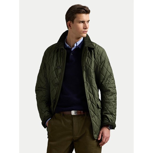 Polo Ralph Lauren Kurtka przejściowa 710938510002 Zielony Regular Fit ze sklepu MODIVO w kategorii Kurtki męskie - zdjęcie 185034801