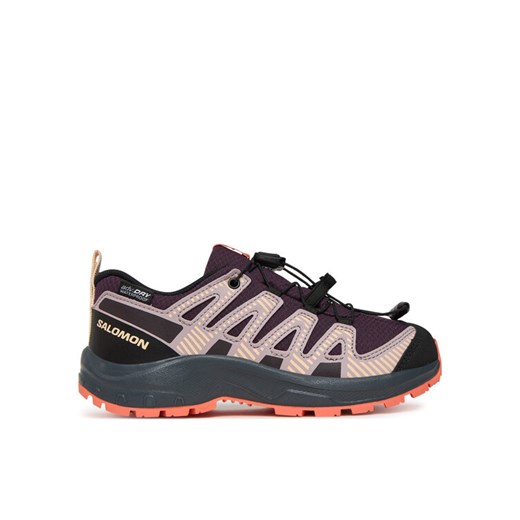 Salomon Trekkingi Xa Pro V8 Waterproof L47857100 Fioletowy ze sklepu MODIVO w kategorii Buty trekkingowe dziecięce - zdjęcie 185034850