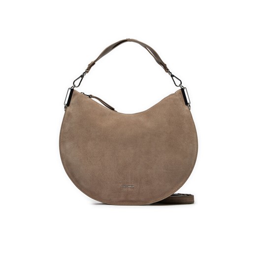 Coccinelle Torebka QKG Coccinellesunup Suede E1 QKG 13 01 01 Beżowy ze sklepu MODIVO w kategorii Torebki damskie - zdjęcie 185034911