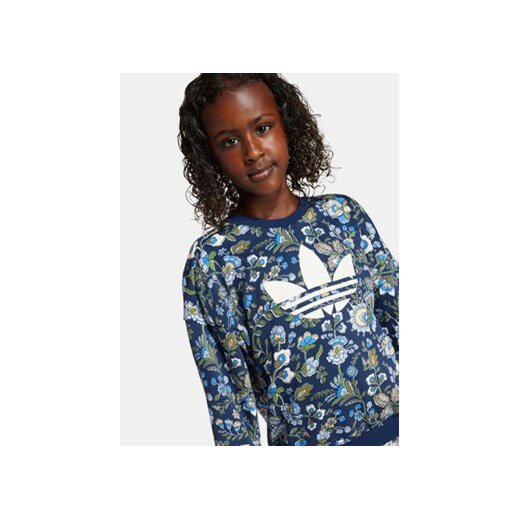 adidas Komplet bluza i legginsy Liberty London JV7804 Czerwony Loose Fit 7_8Y MODIVO