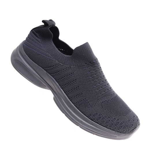 Wsuwane szare sneakersy dla chłopca /F3-2 18022 T283/ ze sklepu Pantofelek24.pl w kategorii Trampki męskie - zdjęcie 185036900