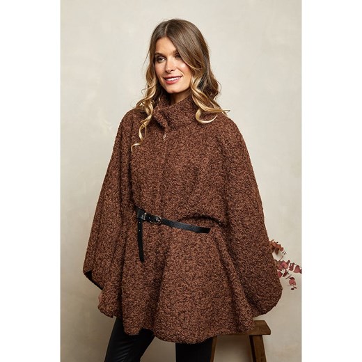 Joséfine Ponczo &quot;Anpolis&quot; w kolorze brązowym ze sklepu Limango Polska w kategorii Poncza - zdjęcie 185037051
