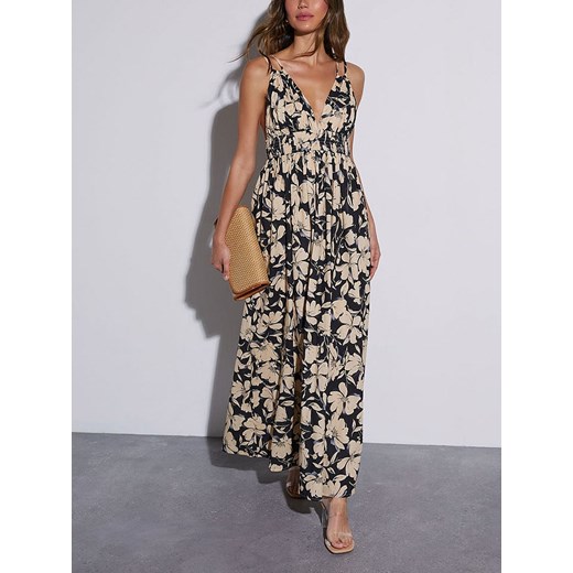 LA Angels Sukienka w kolorze czarno-kremowym La Angels XL wyprzedaż Limango Polska