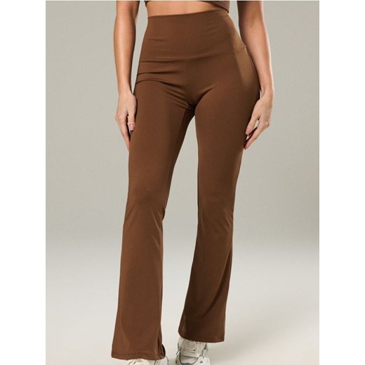Sinsay - Spodnie z elastycznym pasem - brązowy Sinsay L Sinsay wyprzedaż