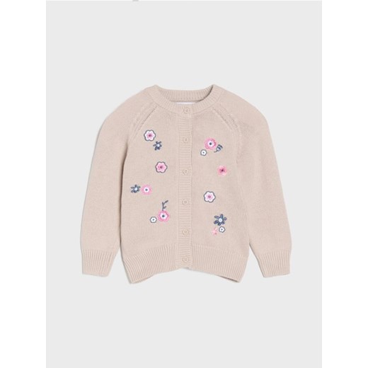 Sinsay - Sweter z haftowanymi kwiatami - kremowy - id: 5471Z-02X - marki Sinsay - 185037784 Sinsay - Sweter z haftowanymi kwiatami - kremowy ze sklepu Sinsay w kategorii Bluzy i swetry - zdjęcie 185037784