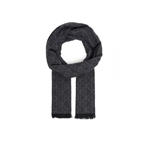Szalik Calvin Klein LV04D8064G Czarny ze sklepu eobuwie.pl w kategorii Szaliki i chusty damskie - zdjęcie 185038363