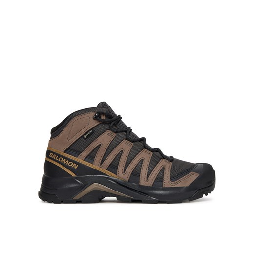 Trekkingi Salomon X-Adventure Recon Mid Gore-Tex L47814500 Szary ze sklepu eobuwie.pl w kategorii Buty trekkingowe męskie - zdjęcie 185038384