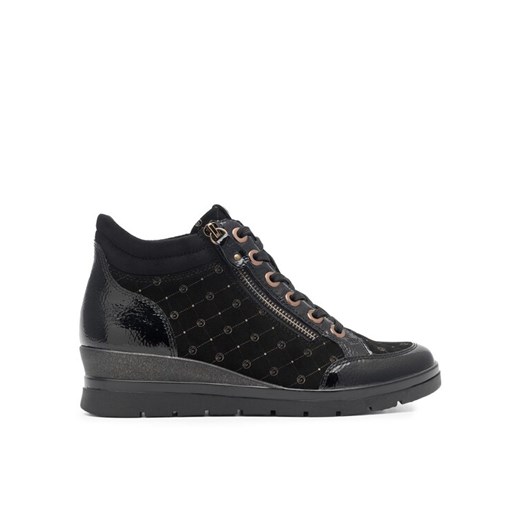 Sneakersy Remonte R0773-04 Czarny ze sklepu eobuwie.pl w kategorii Botki - zdjęcie 185038424