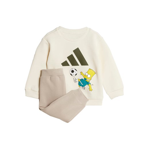 adidas Dres The Simpsons JL9175 Beżowy Regular Fit ze sklepu MODIVO w kategorii Odzież dla niemowląt - zdjęcie 185039032