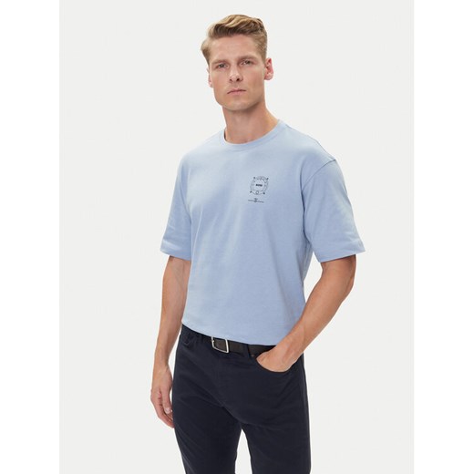 BOSS T-Shirt Te_Voyage 50546370 Niebieski Relaxed Fit ze sklepu MODIVO w kategorii T-shirty męskie - zdjęcie 185039053