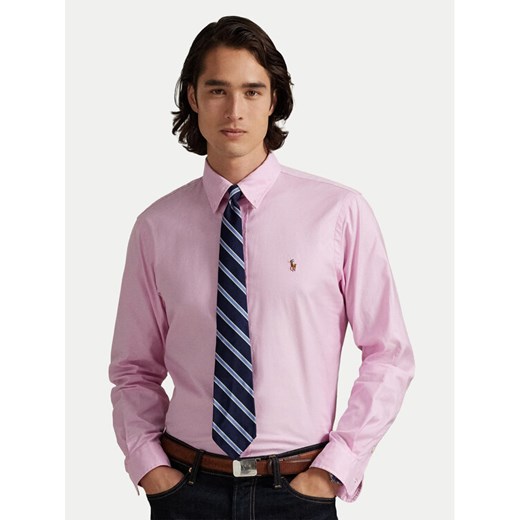 Polo Ralph Lauren Koszula 710P06688003 Różowy Custom Fit ze sklepu MODIVO w kategorii Koszule męskie - zdjęcie 185039174