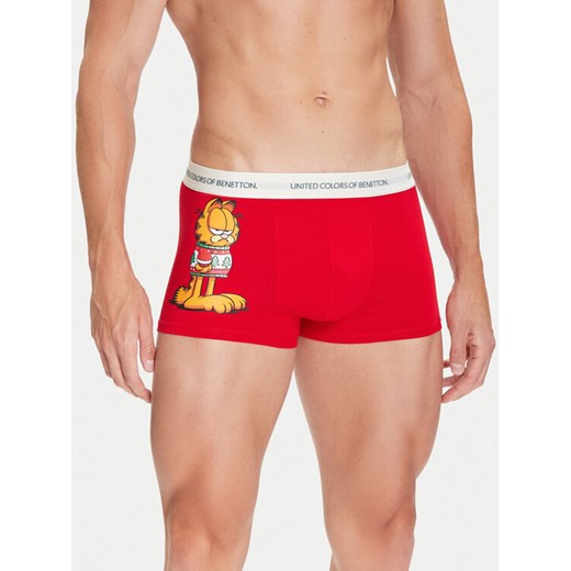 United Colors Of Benetton Bokserki 32IM2X017 Czerwony ze sklepu MODIVO w kategorii Majtki męskie - zdjęcie 185039180