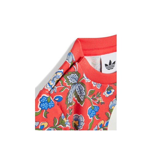 adidas Komplet t-shirt i spodenki Liberty London JY3016 Czerwony Regular Fit 9_12M MODIVO