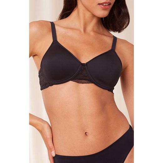 Triumph biustonosz miękki Modern Lace+Cotton 10215960-0004, Kolor czarny, Rozmiar 75B, Triumph ze sklepu Primodo w kategorii Biustonosze - zdjęcie 185040213