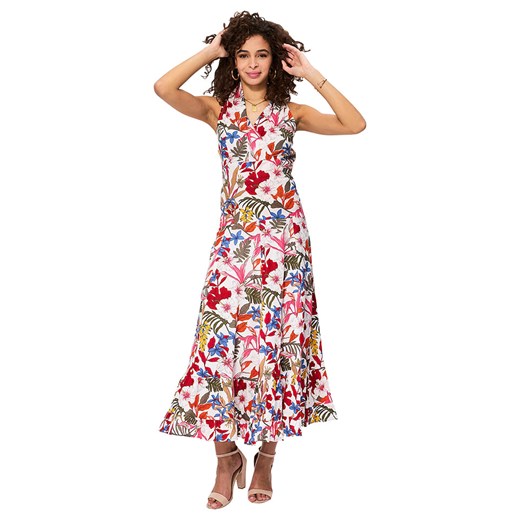 Aller Simplement Sukienka w kolorze białym ze wzorem ze sklepu Limango Polska w kategorii Sukienki - zdjęcie 185040473