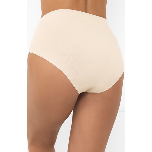 Figi damskie wysokie beż pudrowy Libra maxi, Kolor beż pudrowy, Rozmiar M, Italian Fashion ze sklepu Intymna w kategorii Majtki damskie - zdjęcie 185041322