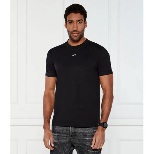 OFF-WHITE T-shirt CROCO ARROW | Slim Fit M okazja Gomez Fashion Store