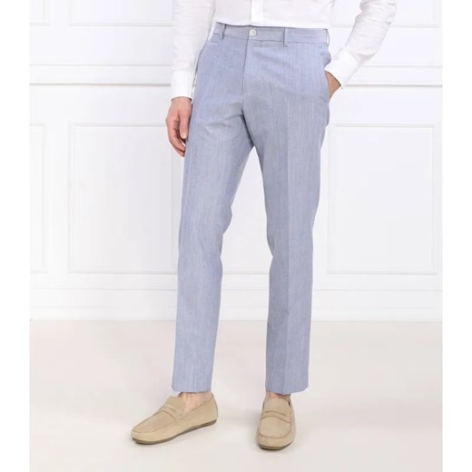 BOSS BLACK Spodnie H-Genius-224 | Slim Fit | z dodatkiem wełny ze sklepu Gomez Fashion Store w kategorii Spodnie męskie - zdjęcie 185041540