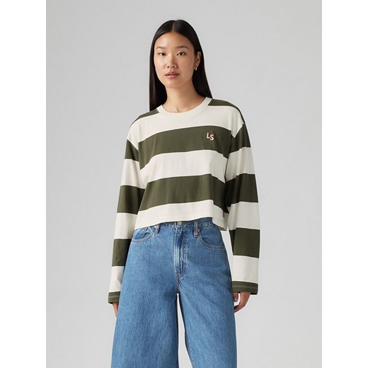 Levi&apos;s Koszulka w kolorze kremowo-oliwkowym ze sklepu Limango Polska w kategorii Bluzki damskie - zdjęcie 185041624