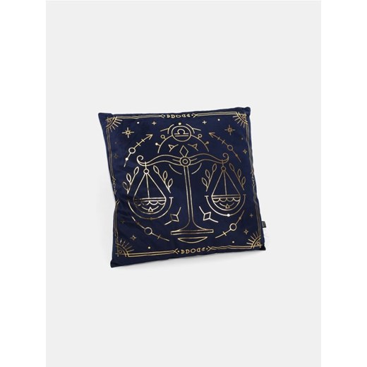 Sinsay - Poduszka ze znakiem zodiaku - waga - granatowy ze sklepu Sinsay w kategorii Dom - zdjęcie 185042864