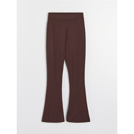 Sinsay - Spodnie flare - brązowy Sinsay XS Sinsay