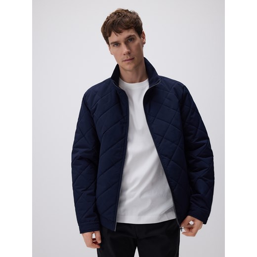 Reserved - Pikowana kurtka ze stójką - granatowy ze sklepu Reserved w kategorii Kurtki męskie - zdjęcie 185043410