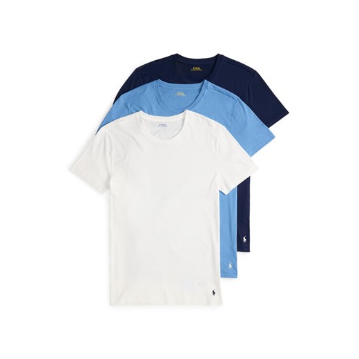 Polo Ralph Lauren Komplet 3 t-shirtów 714830304042 Kolorowy Slim Fit ze sklepu MODIVO w kategorii T-shirty męskie - zdjęcie 185043851
