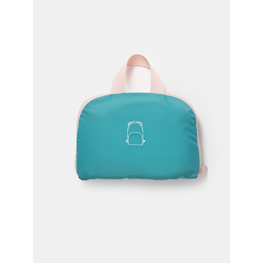 Sinsay - Lekki składany plecak w małą torebkę - turkusowy Sinsay One Size Sinsay