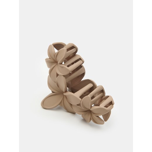 Sinsay - Klamra do włosów z matowym wykończeniem - kremowy Sinsay One Size Sinsay