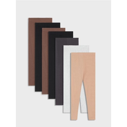 Sinsay - Legginsy 7 pack - wielobarwny - id: 739GS-MLC - marki Sinsay - 185044541 Sinsay - Legginsy 7 pack - wielobarwny ze sklepu Sinsay w kategorii Spodnie dziewczęce - zdjęcie 185044541