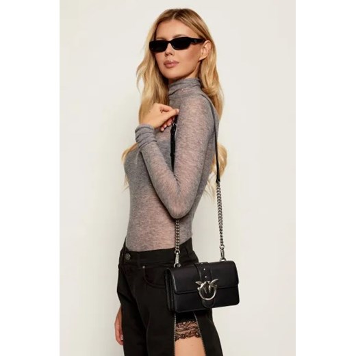 Pinko Skórzana listonoszka LOVE ONE MINI CL Pinko OS Gomez Fashion Store