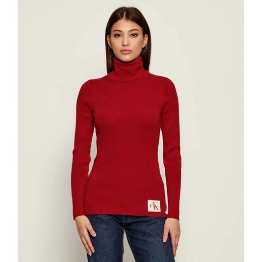 Calvin Klein Jeans Golf | Slim Fit ze sklepu Gomez Fashion Store w kategorii Swetry damskie - zdjęcie 185047110