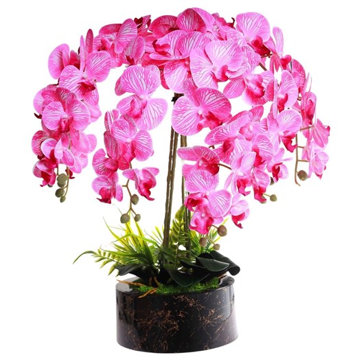 Różowy storczyk orchidea Premium 6 pędów 65 cm K117 ze sklepu Pantofelek24.pl w kategorii Dekoracje - zdjęcie 185047660
