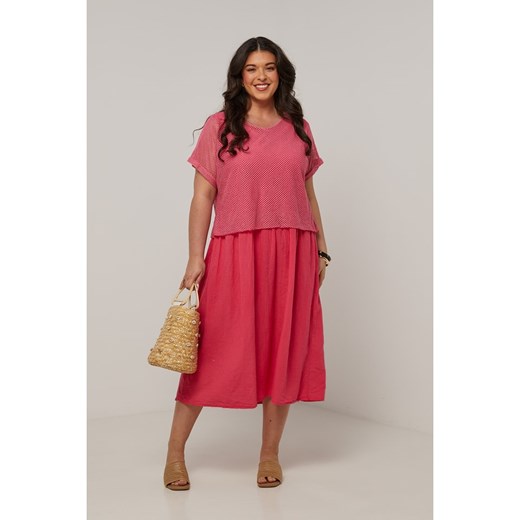 Curvy Lady Sukienka w kolorze jasnoróżowym ze sklepu Limango Polska w kategorii Sukienki - zdjęcie 185047793