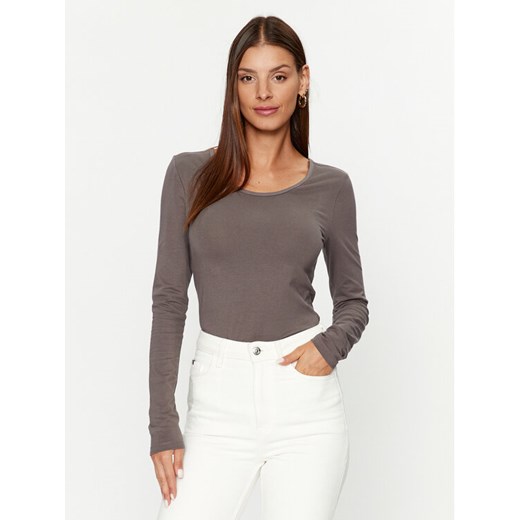 ONLY Bluzka 15204712 Szary Stretch Fit ze sklepu MODIVO w kategorii Bluzki damskie - zdjęcie 185048184