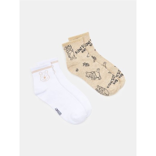 Sinsay - Skarpetki ze wzorem Winnie the Pooh 2 pack - wielobarwny - id: 354EB-MLC - marki Sinsay - 185049582 Sinsay - Skarpetki ze wzorem Winnie the Pooh 2 pack - wielobarwny ze sklepu Sinsay w kategorii Skarpetki damskie - zdjęcie 185049582